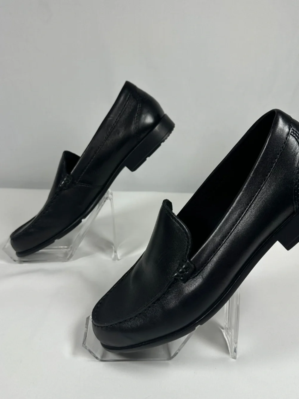 Rockport Tru Tech Casual Leather Slip On Men's Loafers Black Size 9M Like New